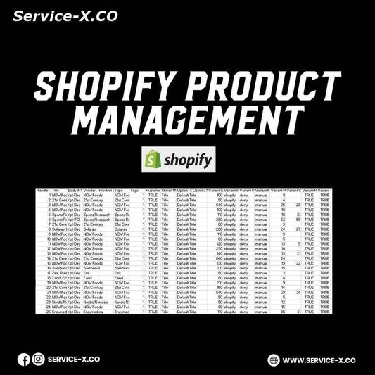 Shopify-Product-Management